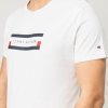 T-shirt Tommy Hilfiger koszulka męska z okrągłym dekoldem biała